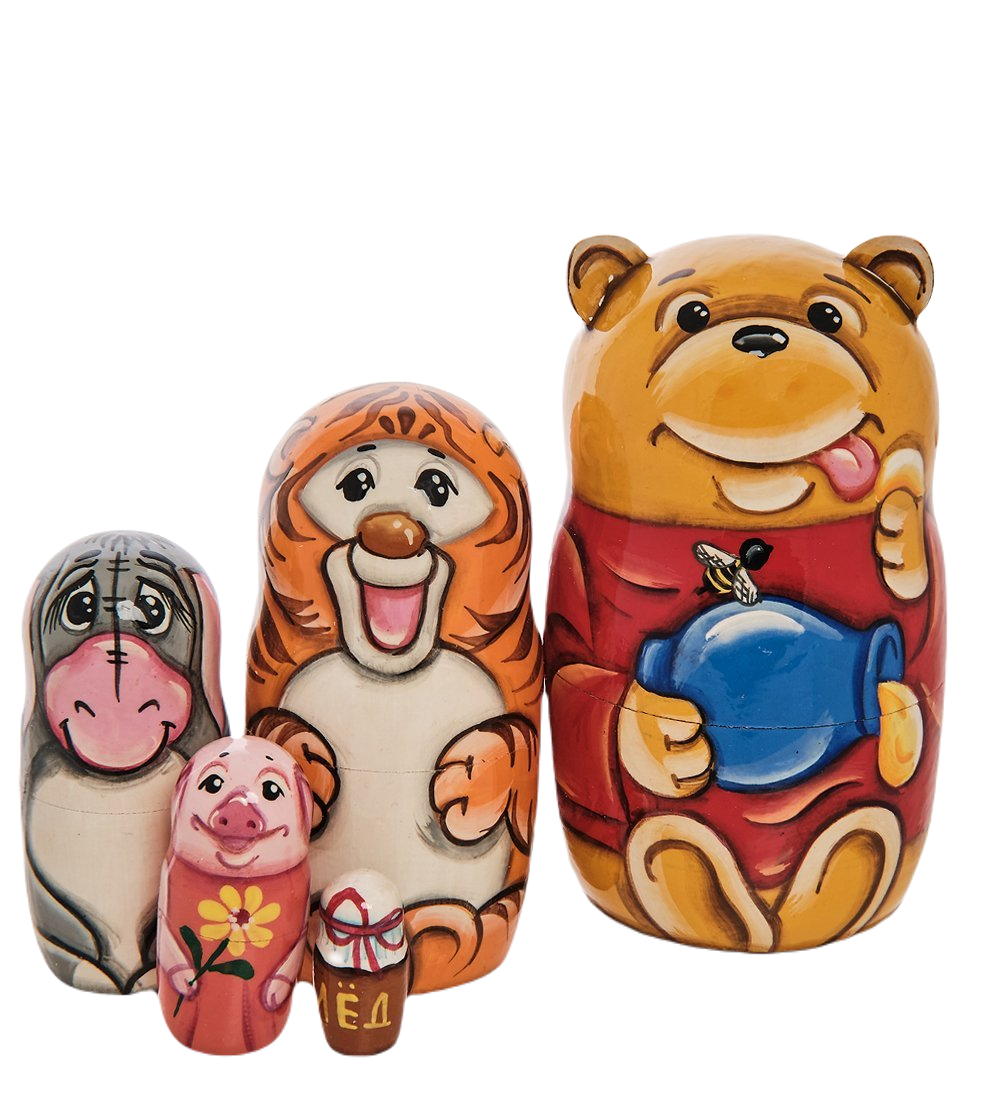 Матрешка Народные промыслы Винни и его команда, Многоцветный, AT2160978
Матрешка Народные промыслы Винни и его команда, Многоцветный, AT2160978