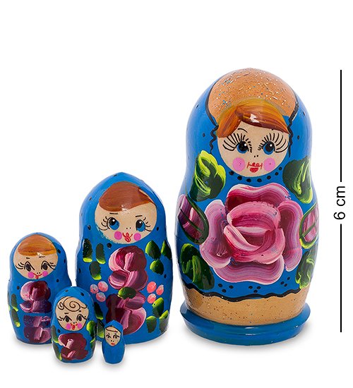 Матрешка Народные промыслы 5м Василина МР-43/ 7-H 113-708947, Синий
Матрешка Народные промыслы 5м Василина МР-43/ 7-H 113-708947, Синий