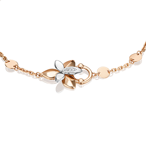 Браслет из комбинированного золота с бриллиантом р. 16 PLATINA jewelry 05-0732-00-101-1111, 05-0732-00-101-1111_p1
Браслет из комбинированного золота с бриллиантом р. 16 PLATINA jewelry 05-0732-00-101-1111, 05-0732-00-101-1111_p1