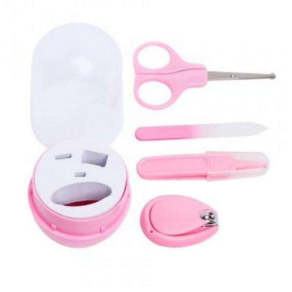Маникюрный набор набор для детей из 4х инструментов Baby Four Set Nail Scissors, розовый
Маникюрный набор набор для детей из 4х инструментов Baby Four Set Nail Scissors, розовый