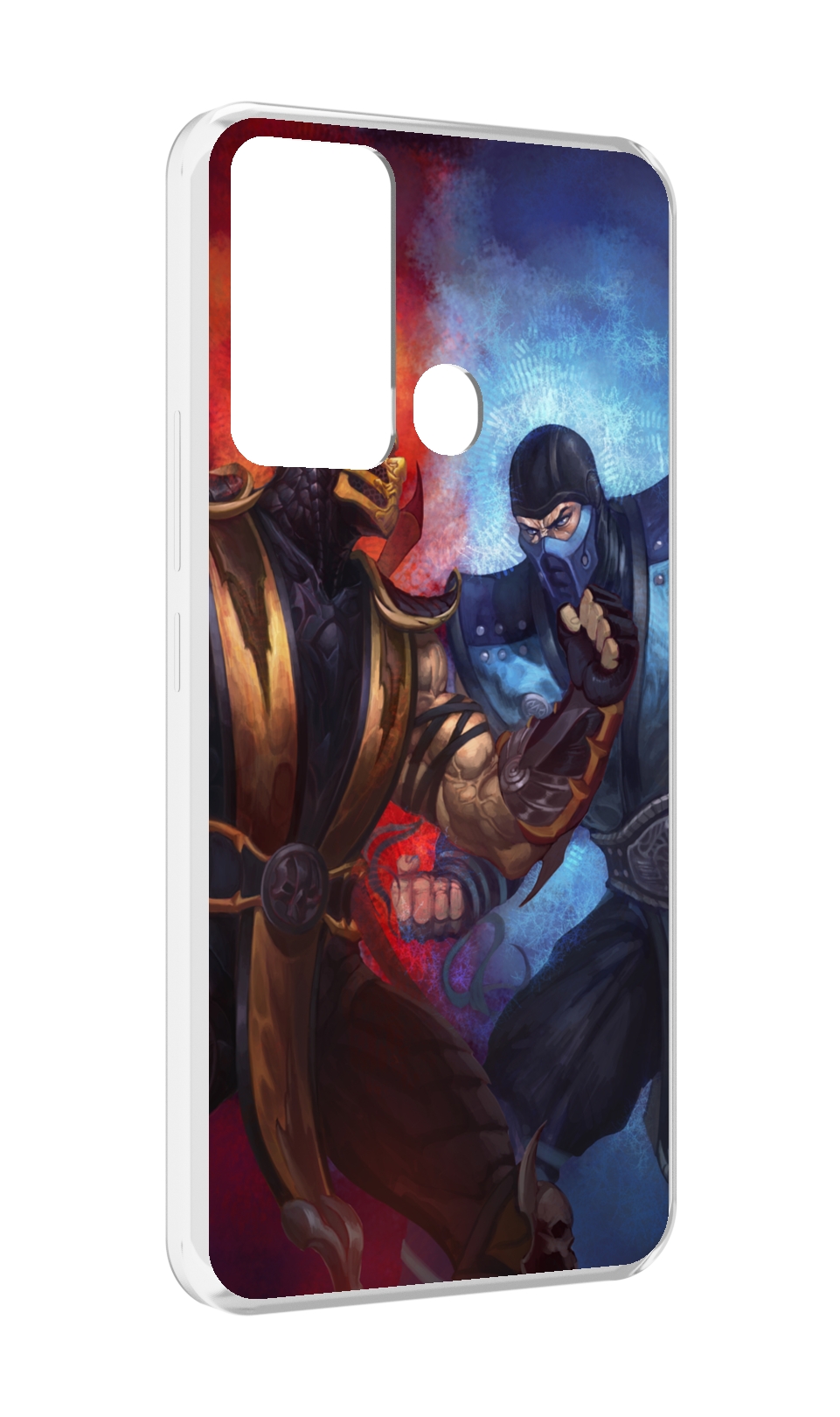 Чехол MyPads Mortal Kombat art для Infinix Hot 12i, Прозрачный, Tocco