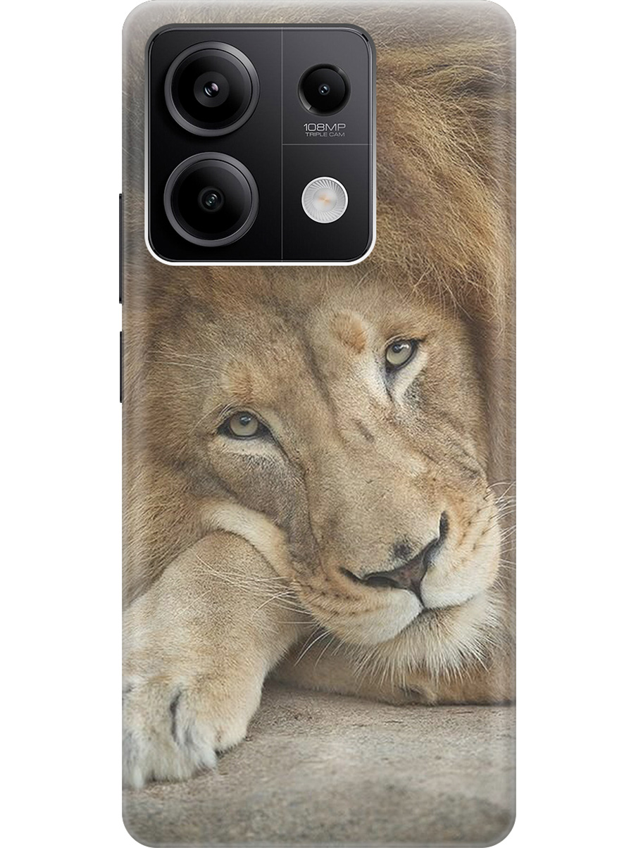 Силиконовый чехол на Xiaomi Redmi Note 13 5g с рисунком "Спокойный лев", Желтый;оранжевый, 20012075
Силиконовый чехол на Xiaomi Redmi Note 13 5g с рисунком "Спокойный лев", Желтый;оранжевый, 20012075