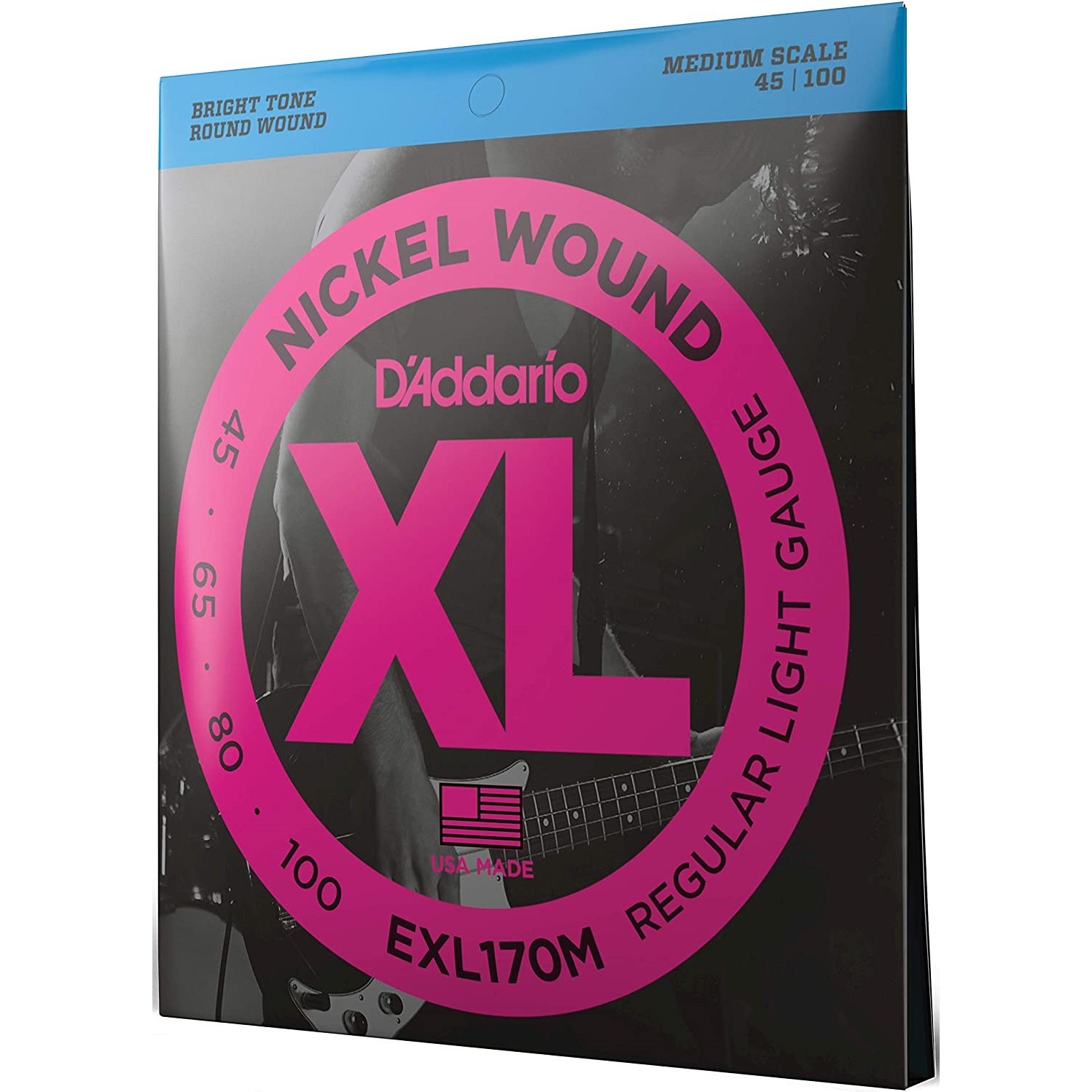 фото Струны для бас-гитары daddario exl170m d'addario
