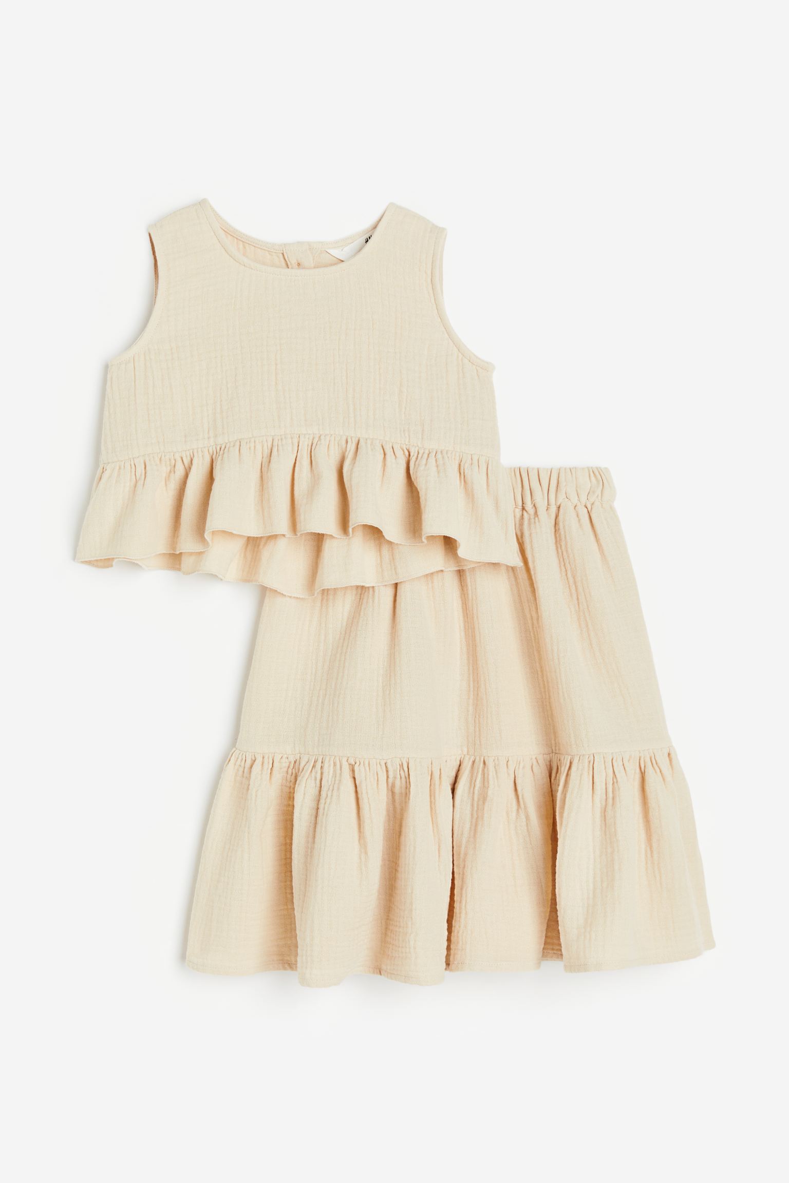 Комплект из 2 предметов двойного переплетения H&M 122 бежевый (доставка из-за рубежа), 1133421
Комплект из 2 предметов двойного переплетения H&M 122 бежевый (доставка из-за рубежа), 1133421