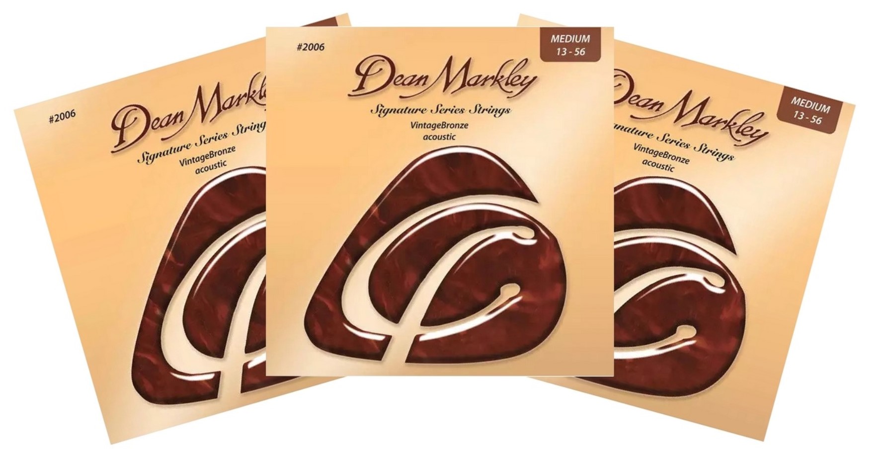 фото Струны для акустической гитары 3 комплекта dean markley 2006-3pk signature