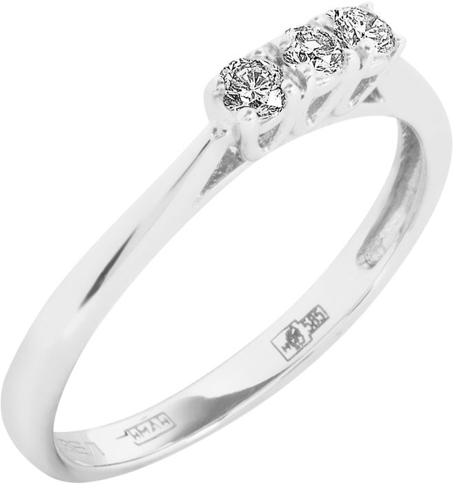 Кольцо помолвочное из белого золота с бриллиантом р. 17 Ивел 00452622, 00452622
Кольцо помолвочное из белого золота с бриллиантом р. 17 Ивел 00452622, 00452622