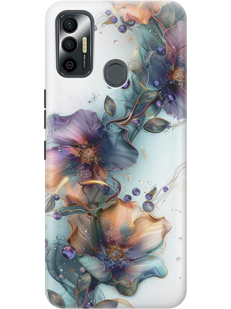 Силиконовый чехол на Tecno Spark 7 с принтом "Мистические цветы", Прозрачный;белый;зеленый, 741736110
Силиконовый чехол на Tecno Spark 7 с принтом "Мистические цветы", Прозрачный;белый;зеленый, 741736110