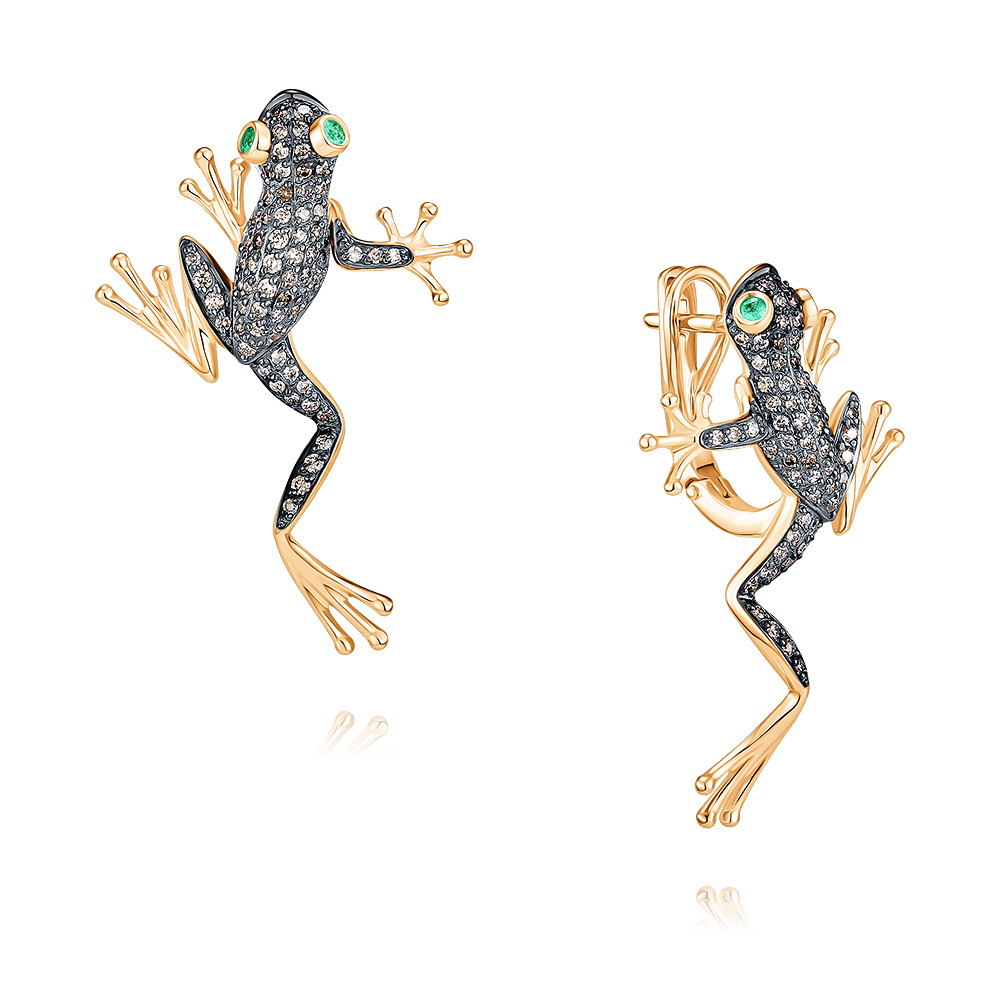 Серьги из красного золота с изумрудом/бриллиантом ADAMAS 24039529/01-А50Д-483, 24039529/01-А50Д-483
Серьги из красного золота с изумрудом/бриллиантом ADAMAS 24039529/01-А50Д-483, 24039529/01-А50Д-483