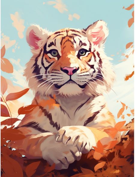 Алмазная мозаика без подрамника Тигрёнок в листве, 40x30 см, 50 цветов, 67062, РА-439
Алмазная мозаика без подрамника Тигрёнок в листве, 40x30 см, 50 цветов, 67062, РА-439
