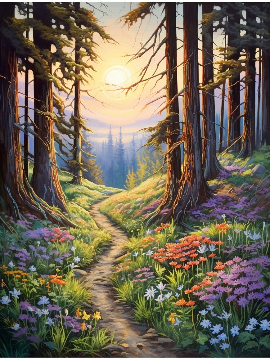 Алмазная мозаика без подрамника Цветочная тропинка, 130x100 см, 50 цветов, 66981, РА-431
Алмазная мозаика без подрамника Цветочная тропинка, 130x100 см, 50 цветов, 66981, РА-431