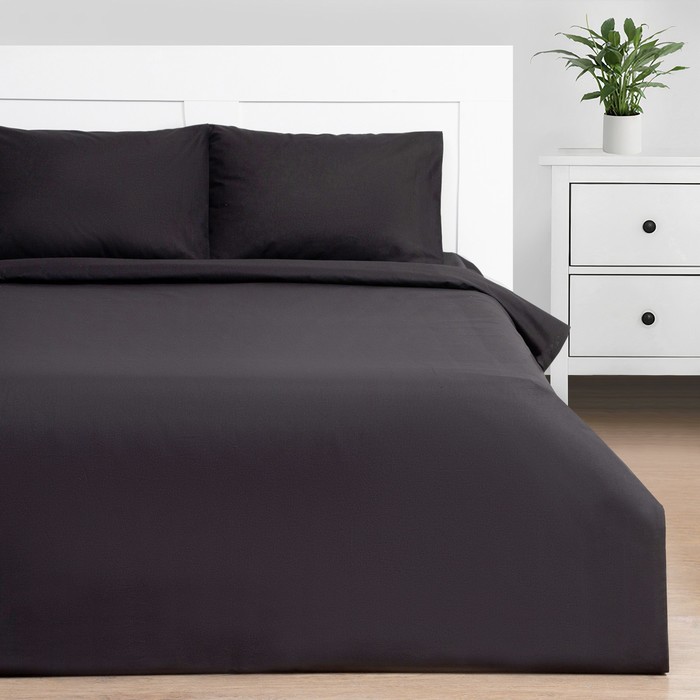 Постельное бельё Этель 2 сп Black night 175х215, 200х220, 50х70-2 шт, 100% хлопок, поплин, Plain collection
Постельное бельё Этель 2 сп Black night 175х215, 200х220, 50х70-2 шт, 100% хлопок, поплин, Plain collection