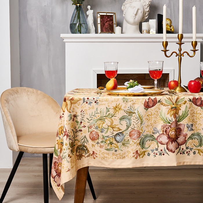 Набор столовый «Этель» Floral pattern, скатерть 147x184 +/-2 см с ГМВО, салфетки 40х40 см, Разноцветный, Floral pattern
Набор столовый «Этель» Floral pattern, скатерть 147x184 +/-2 см с ГМВО, салфетки 40х40 см, Разноцветный, Floral pattern