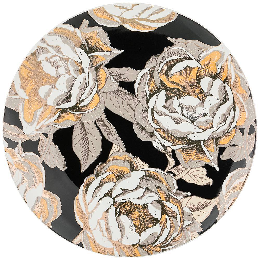 Набор из 2 штук Тарелка обеденная Lefard Golden rose 27см, черная, фарфор (133-315/2), Черный
Набор из 2 штук Тарелка обеденная Lefard Golden rose 27см, черная, фарфор (133-315/2), Черный