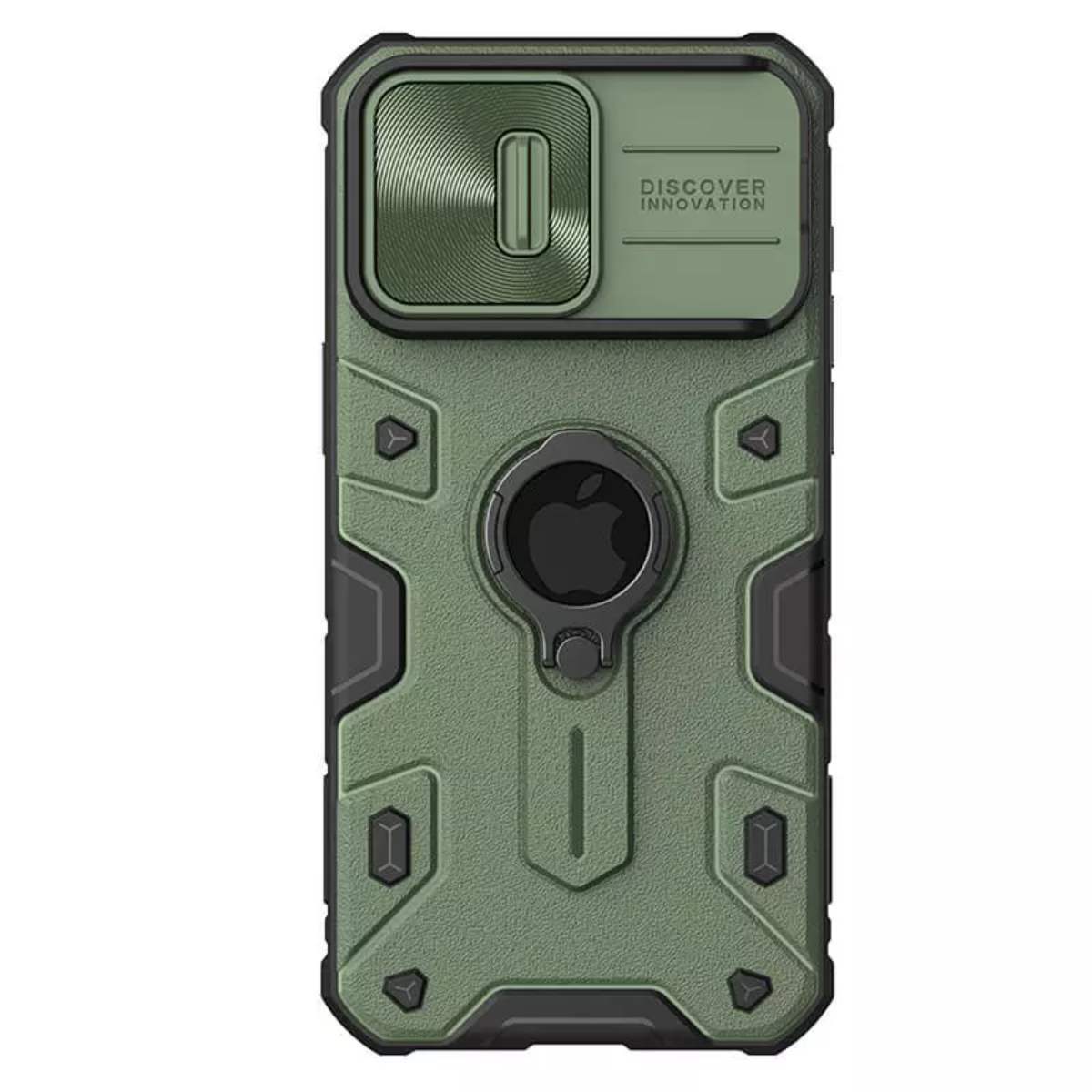 Противоударный чехол с кольцом Nillkin CamShield Armor Case для iPhone 15 Pro Max, зеленый, CamShield Armor Case
Противоударный чехол с кольцом Nillkin CamShield Armor Case для iPhone 15 Pro Max, зеленый, CamShield Armor Case