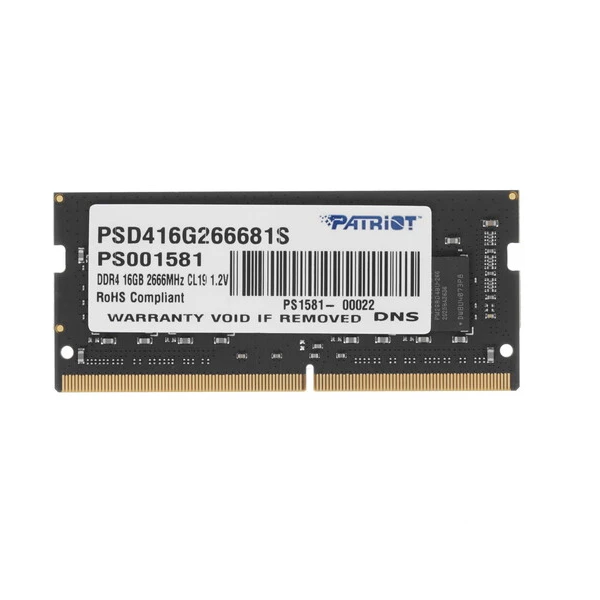 Оперативная память Patriot Memory PSD416G266681S , DDR4 1x16Gb, 2666MHz, PSD416G266681S
Оперативная память Patriot Memory PSD416G266681S , DDR4 1x16Gb, 2666MHz, PSD416G266681S