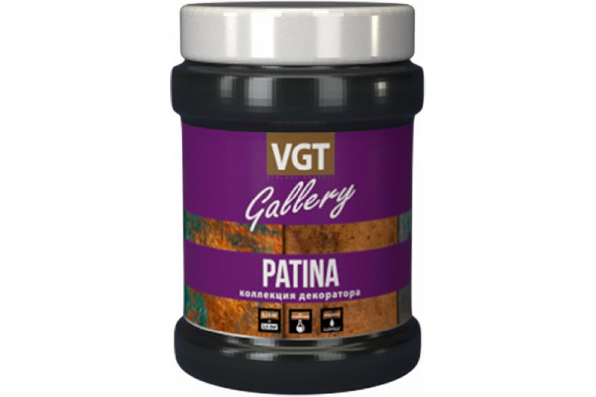 Состав лессирующий Gallery матовый с эффектом чернения PATINA ф.-2.2 кг ВГТ/4, Прозрачный, Состав лессирующий Gallery матовый с эффектом чернения PATINA (ф.-2.2 кг) ВГТ/4
Состав лессирующий Gallery матовый с эффектом чернения PATINA ф.-2.2 кг ВГТ/4, Прозрачный, Состав лессирующий Gallery матовый с эффектом чернения PATINA (ф.-2.2 кг) ВГТ/4