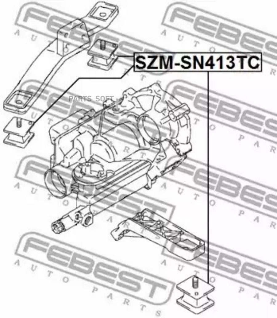 Подушка Раздаточной Коробки Suzuki Jimny Febest Szm-Sn413tc Febest SZM-SN413TC
Подушка Раздаточной Коробки Suzuki Jimny Febest Szm-Sn413tc Febest SZM-SN413TC