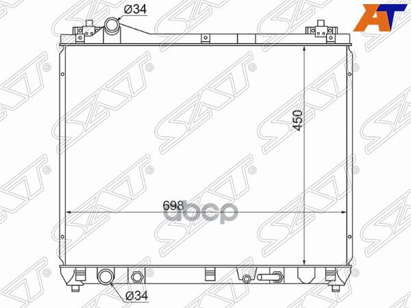 Радиатор Suzuki Escudo/Grand Vitara/Chevrolet Tracker 2.0/2.4 05- Sat арт. SK0006-J20A-2R
Радиатор Suzuki Escudo/Grand Vitara/Chevrolet Tracker 2.0/2.4 05- Sat арт. SK0006-J20A-2R