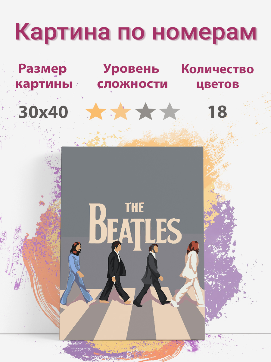 Картина по номерам Раскрасим сами Beatles рок-группа холст на подрамнике 30х40 см, Beatles рок-группа
Картина по номерам Раскрасим сами Beatles рок-группа холст на подрамнике 30х40 см, Beatles рок-группа