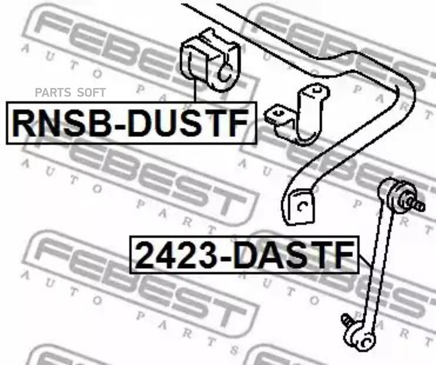 FEBECT RNSBDUSTF RNSB-DUSTF_втулка стабилизатора переднего!\ Renault Duster 1.5DCi/1.6 4WD
FEBECT RNSBDUSTF RNSB-DUSTF_втулка стабилизатора переднего!\ Renault Duster 1.5DCi/1.6 4WD