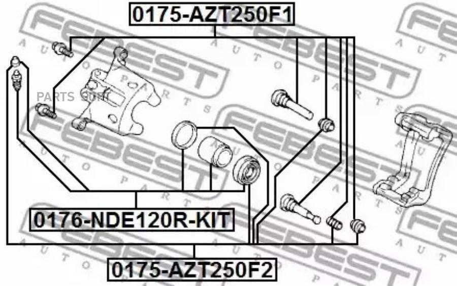 FEBECT 0176NDE120RKIT 0176-NDE120R-KIT_ремкомплект дискового тормоза с поршнем! d34\ Toyot
FEBECT 0176NDE120RKIT 0176-NDE120R-KIT_ремкомплект дискового тормоза с поршнем! d34\ Toyot