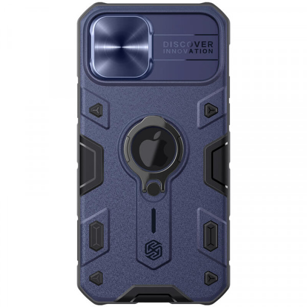 Nillkin CamShield Armor | Противоударный чехол с защитой камеры и кольцом для iPhone 12 /
Nillkin CamShield Armor | Противоударный чехол с защитой камеры и кольцом для iPhone 12 /