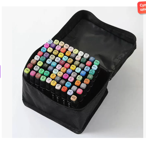 Набор скетч маркеров, 2-х сторонние, 80 шт., Разноцветный
Набор скетч маркеров, 2-х сторонние, 80 шт., Разноцветный