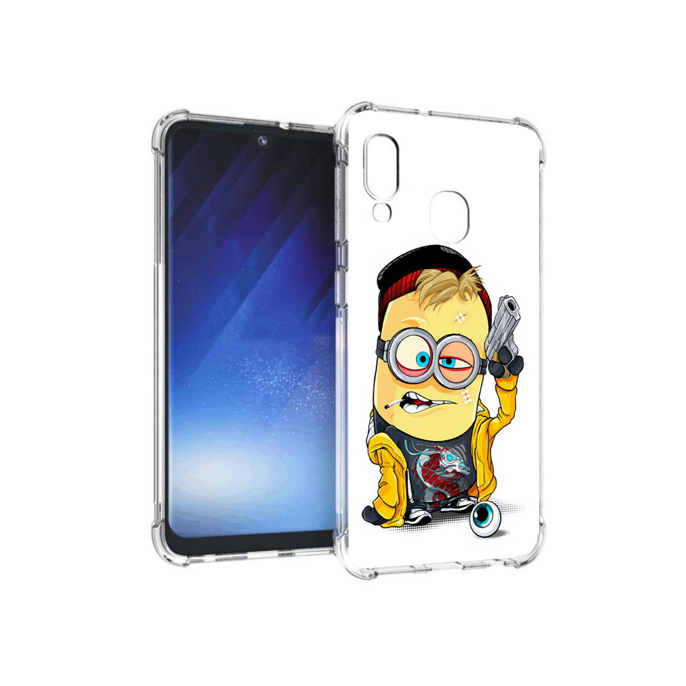 Чехол MyPads Tocco для Samsung Galaxy A20e миньон бандит (PT133424.505.475), Прозрачный, Tocco
Чехол MyPads Tocco для Samsung Galaxy A20e миньон бандит (PT133424.505.475), Прозрачный, Tocco