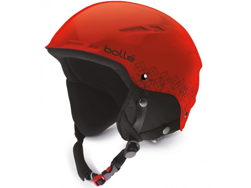 фото Шлем горнолыжный bolle b-rent shiny red/black (49-53 см)