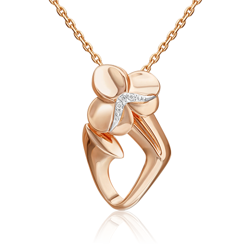 Кулон из белого золота/красного золота с бриллиантом PLATINA jewelry 03-3361-00-101-1111, 03-3361-00-101-1111
Кулон из белого золота/красного золота с бриллиантом PLATINA jewelry 03-3361-00-101-1111, 03-3361-00-101-1111