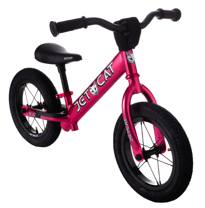 фото Беговел jetcat sport 12 sl air pro (малиновый/красный))