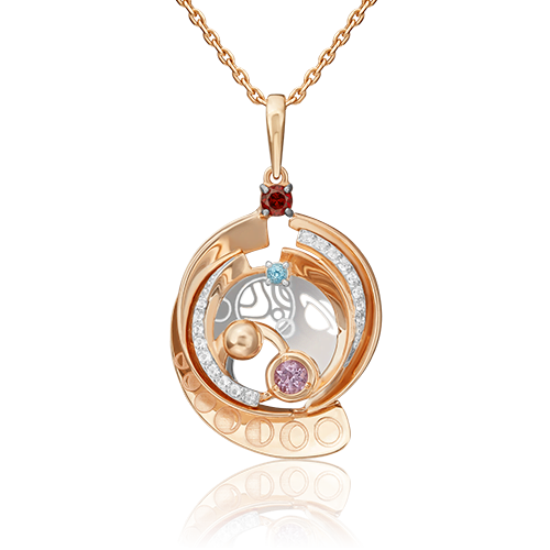 Кулон из комбинированного золота с гранатом PLATINA jewelry 03-3237-00-712-1111-76, 03-3237-00-712-1111-76
Кулон из комбинированного золота с гранатом PLATINA jewelry 03-3237-00-712-1111-76, 03-3237-00-712-1111-76