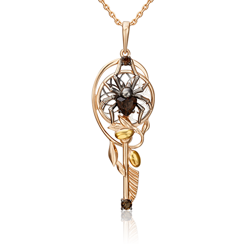 Кулон из комбинированного золота с раухтопазом PLATINA jewelry 03-3218-00-202-1111-75, 03-3218-00-202-1111-75
Кулон из комбинированного золота с раухтопазом PLATINA jewelry 03-3218-00-202-1111-75, 03-3218-00-202-1111-75