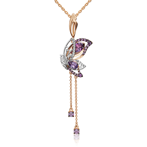 Кулон из комбинированного золота с аметистом PLATINA jewelry 03-3138-00-225-1111-46, 03-3138-00-225-1111-46
Кулон из комбинированного золота с аметистом PLATINA jewelry 03-3138-00-225-1111-46, 03-3138-00-225-1111-46