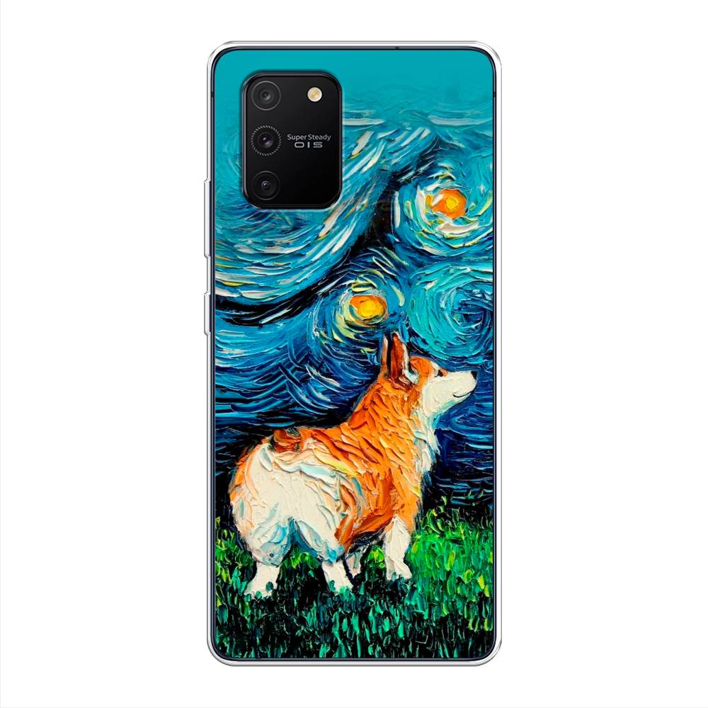 Чехол на Samsung Galaxy S10 Lite "Корги звёздная ночь", Коричневый;белый;зеленый, 210050-1
Чехол на Samsung Galaxy S10 Lite "Корги звёздная ночь", Коричневый;белый;зеленый, 210050-1