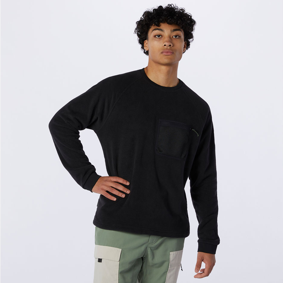 Свитшот мужской New Balance MT11580-BK черный XS, MT11580-BK 
Свитшот мужской New Balance MT11580-BK черный XS, MT11580-BK