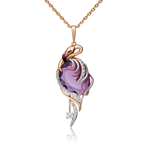 Кулон из красного золота с аметистом/топазом/эмалью PLATINA jewelry 03-2988-00-225-1110-46, 03-2988-00-225-1110-46
Кулон из красного золота с аметистом/топазом/эмалью PLATINA jewelry 03-2988-00-225-1110-46, 03-2988-00-225-1110-46