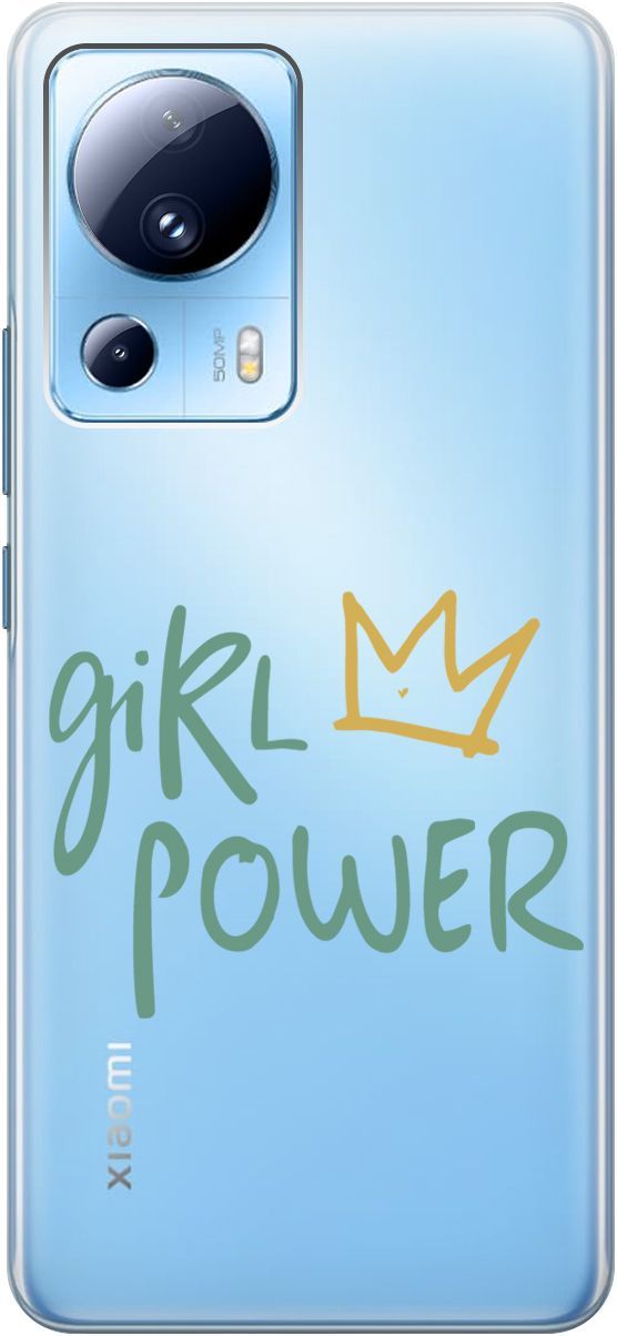 Силиконовый чехол на Xiaomi 13 Lite "Girl Power!" прозрачный, Прозрачный;зеленый, 158513
Силиконовый чехол на Xiaomi 13 Lite "Girl Power!" прозрачный, Прозрачный;зеленый, 158513