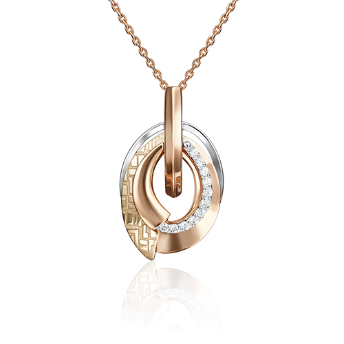 Кулон из красного золота/желтого золота с фианитом PLATINA jewelry 03-2810-00-401-1113-66, 03-2810-00-401-1113-66
Кулон из красного золота/желтого золота с фианитом PLATINA jewelry 03-2810-00-401-1113-66, 03-2810-00-401-1113-66