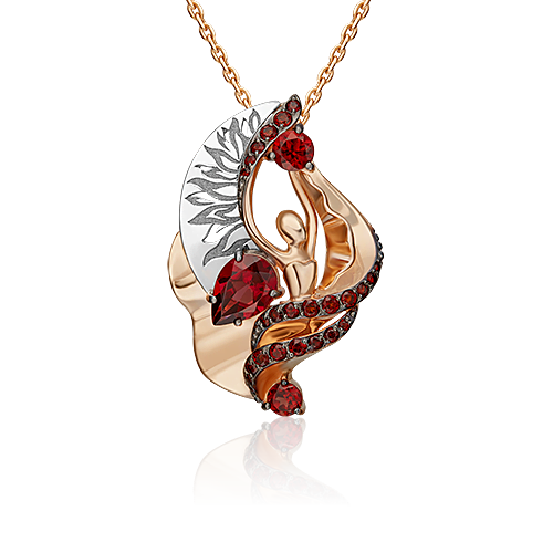 Бегунок из белого золота/красного золота PLATINA jewelry 03-3440-00-204-1111, гранат, 03-3440-00-204-1111
Бегунок из белого золота/красного золота PLATINA jewelry 03-3440-00-204-1111, гранат, 03-3440-00-204-1111