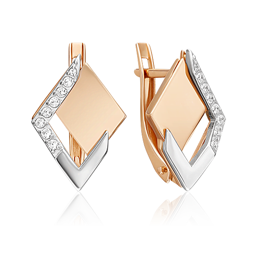 Серьги из белого золота/красного золота с фианитом PLATINA jewelry 02-5124-00-401-1111, 02-5124-00-401-1111
Серьги из белого золота/красного золота с фианитом PLATINA jewelry 02-5124-00-401-1111, 02-5124-00-401-1111