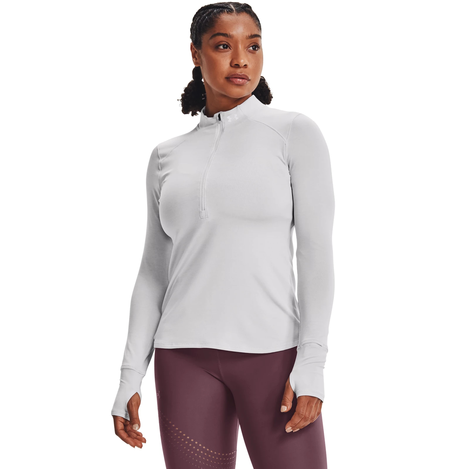 фото Лонгслив женский under armour 1365632-014 серый s/m