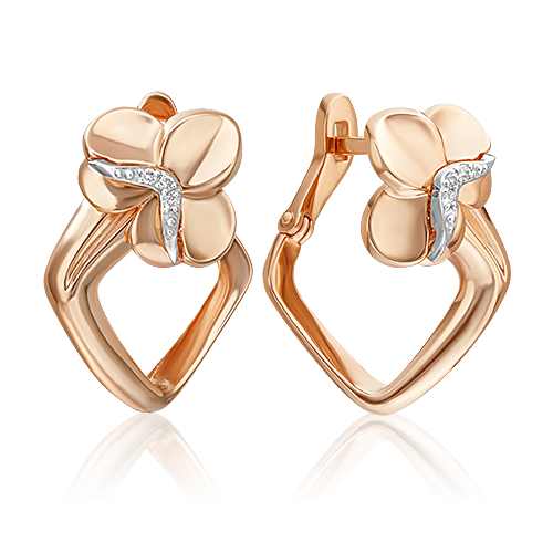 Серьги из белого золота/красного золота с бриллиантом PLATINA jewelry 02-5000-00-101-1111, 02-5000-00-101-1111
Серьги из белого золота/красного золота с бриллиантом PLATINA jewelry 02-5000-00-101-1111, 02-5000-00-101-1111