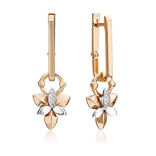 Серьги из белого золота/красного золота с бриллиантом PLATINA jewelry 02-4994-00-101-1111, 02-4994-00-101-1111
Серьги из белого золота/красного золота с бриллиантом PLATINA jewelry 02-4994-00-101-1111, 02-4994-00-101-1111