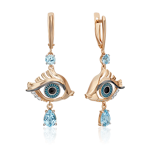 Серьги из комбинированного золота с топазом/эмалью PLATINA jewelry 02-4869-00-201-1111, 02-4869-00-201-1111
Серьги из комбинированного золота с топазом/эмалью PLATINA jewelry 02-4869-00-201-1111, 02-4869-00-201-1111