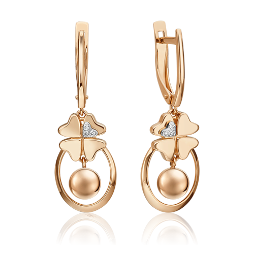 Серьги из белого золота/красного золота с бриллиантом PLATINA jewelry 02-4816-00-101-1111, 02-4816-00-101-1111
Серьги из белого золота/красного золота с бриллиантом PLATINA jewelry 02-4816-00-101-1111, 02-4816-00-101-1111