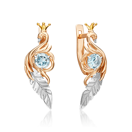 Серьги из белого золота/красного золота с топазом PLATINA jewelry 02-4689-00-201-1111-76, 02-4689-00-201-1111-76
Серьги из белого золота/красного золота с топазом PLATINA jewelry 02-4689-00-201-1111-76, 02-4689-00-201-1111-76