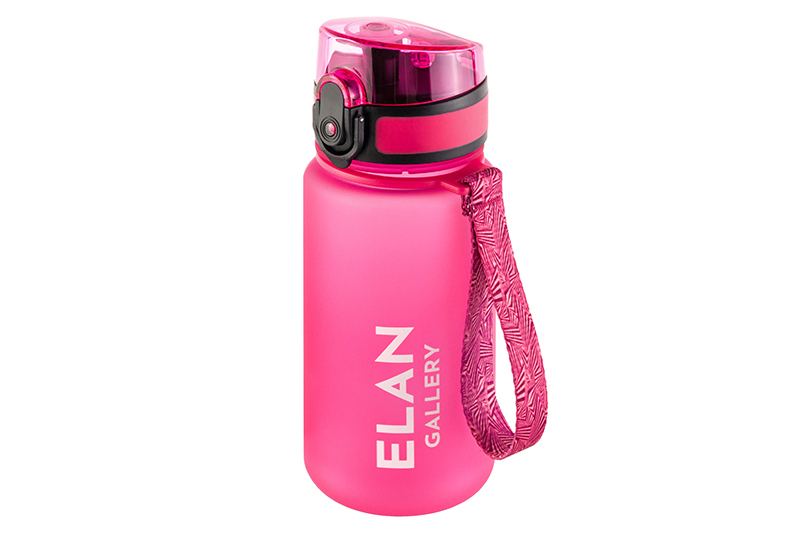 фото Бутылка для воды 350 мл 6,8х6,8х17 см elan gallery style matte фуксия
