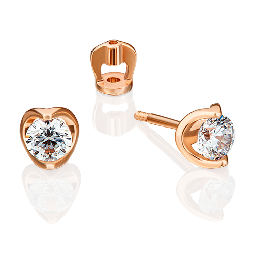 Серьги из красного золота с фианитом PLATINA jewelry 02-4608-00-501-1110-38, 02-4608-00-501-1110-38
Серьги из красного золота с фианитом PLATINA jewelry 02-4608-00-501-1110-38, 02-4608-00-501-1110-38