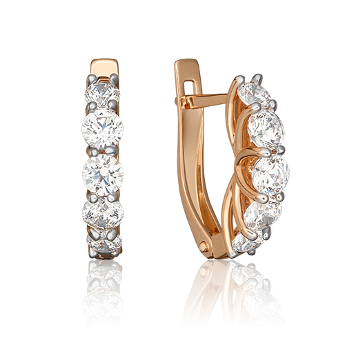 Серьги из красного золота с фианитом PLATINA jewelry 02-4581-00-501-1110-38, 02-4581-00-501-1110-38
Серьги из красного золота с фианитом PLATINA jewelry 02-4581-00-501-1110-38, 02-4581-00-501-1110-38